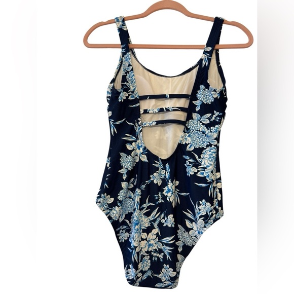 Ocean Pacific Floral Print One Piece Swim - Picture 2 of 7